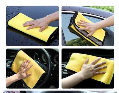 Car wash towel cleaning