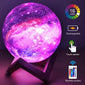 3D Printing Moon Light Galaxy  Light