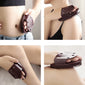 2 Brown Massage Brushes For Body Meridian