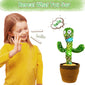 Dancing Cactus Toy Talk Plushie Stuffed Toys